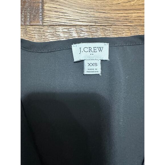 J.Crew V Neck black Bouse - Picture 3 of 4